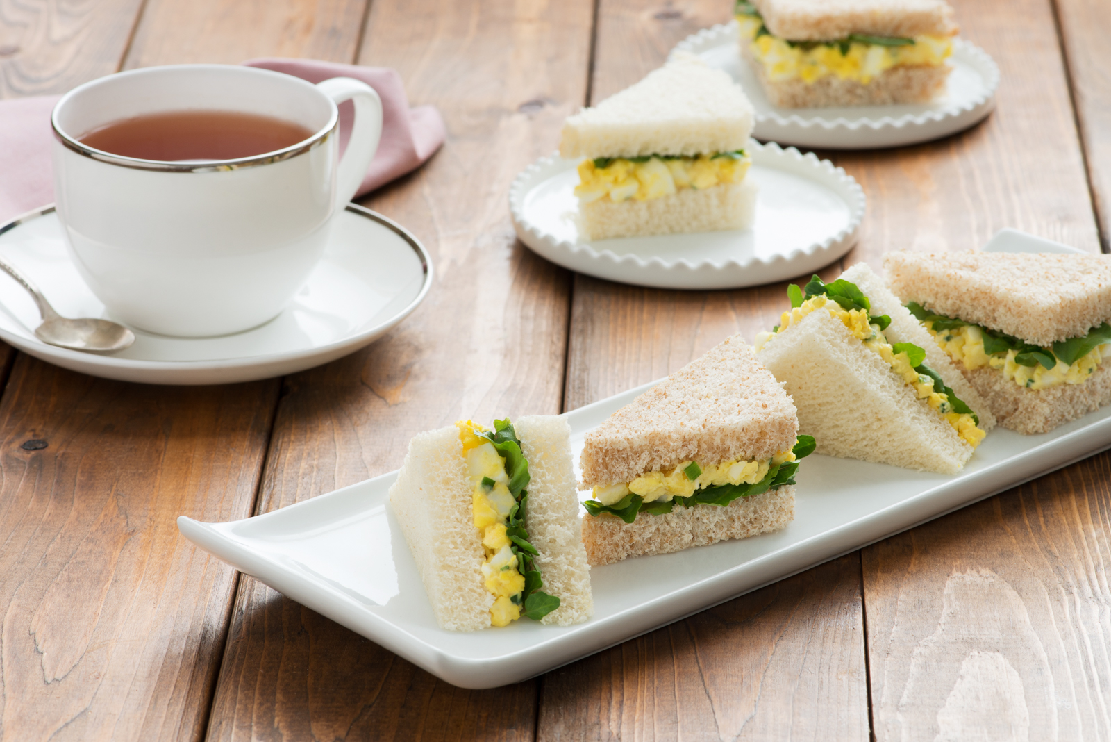 Goede Egg & Watercress Tea Sandwiches Recipe | Get Cracking XY-48