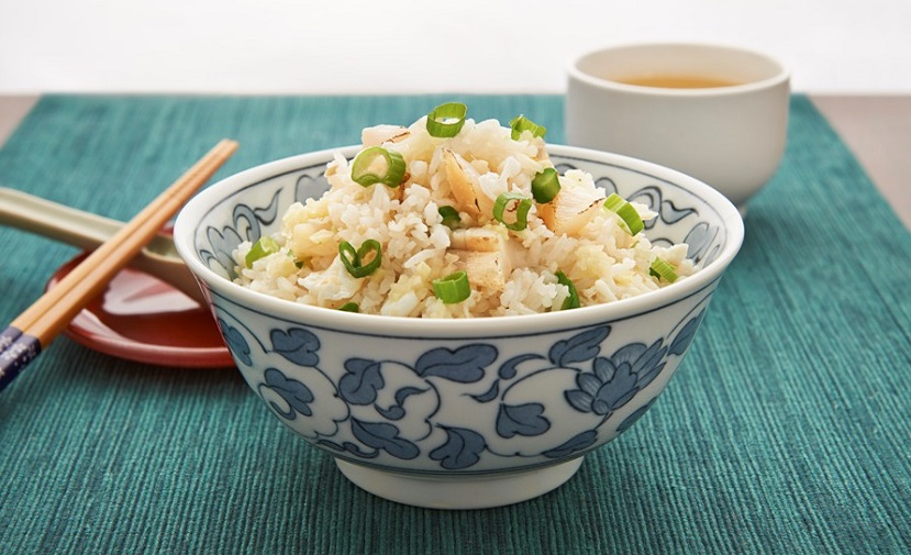 Steamed White Rice With Fried Egg