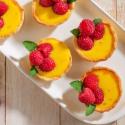 Summer Raspberry and Saffron Lemon Curd Tartlets CMS