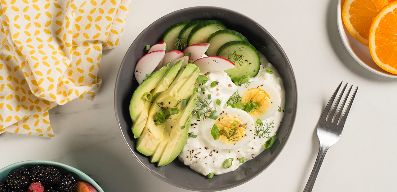 Egg Cottage Cheese Breakfast Bowl Recipe Get Cracking